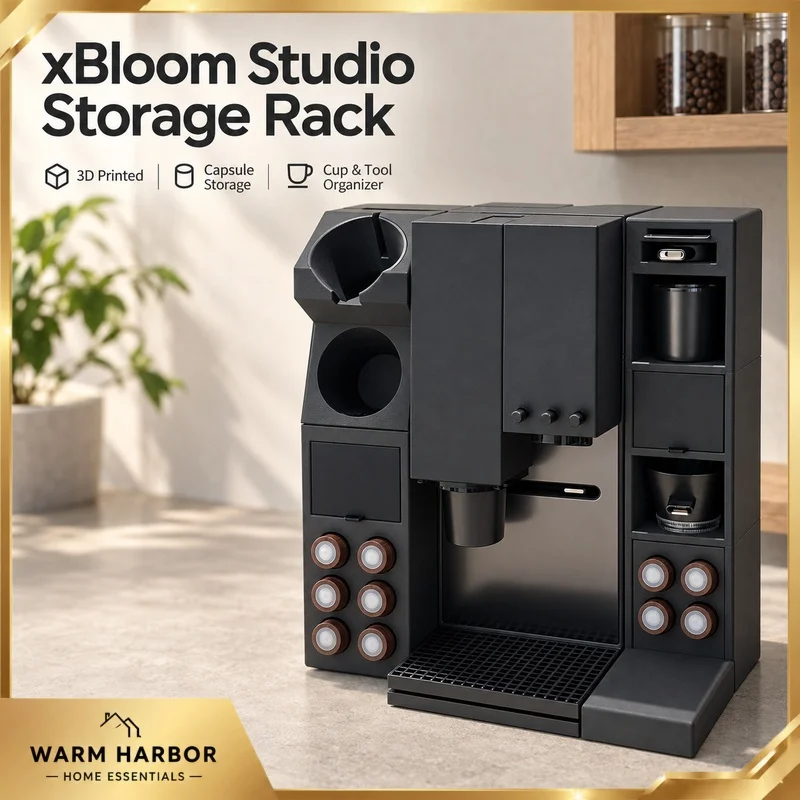 Xbloom Studio Coffee Machine Storage Rack 3d Printed Organizer Stand Countertop Holder Espresso Tool Accessories Desktop Display