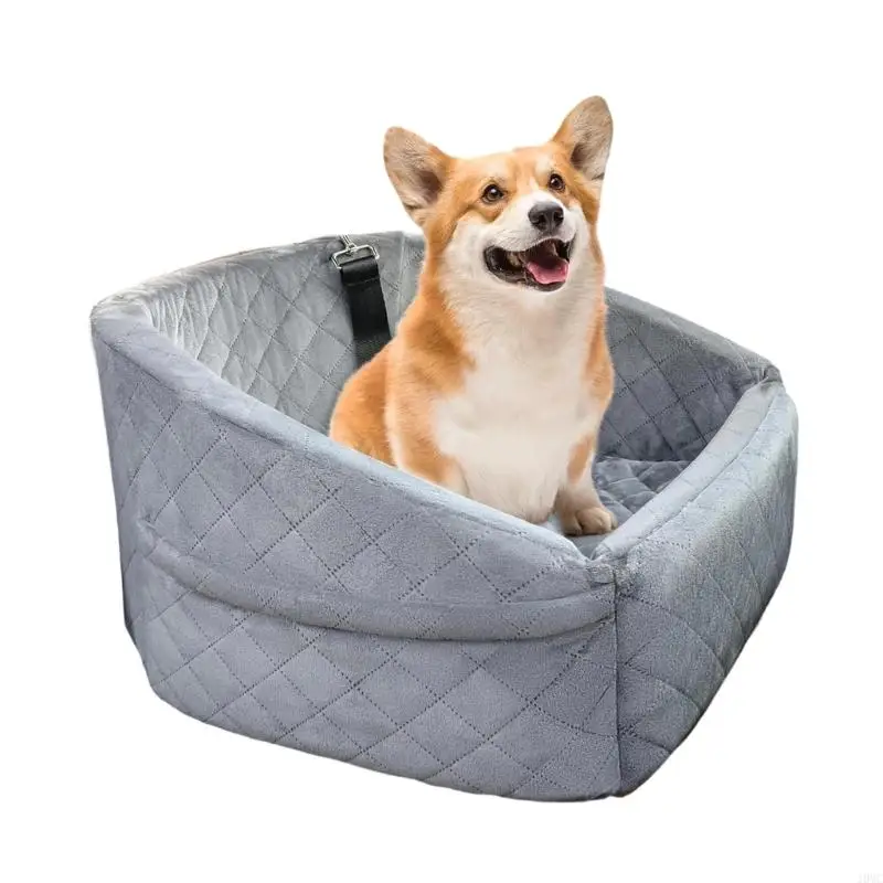 Portable Pet Car Bed For Small Dogs and Cats Machine Washable And Comfortable Car For Vehicle Use J0MC