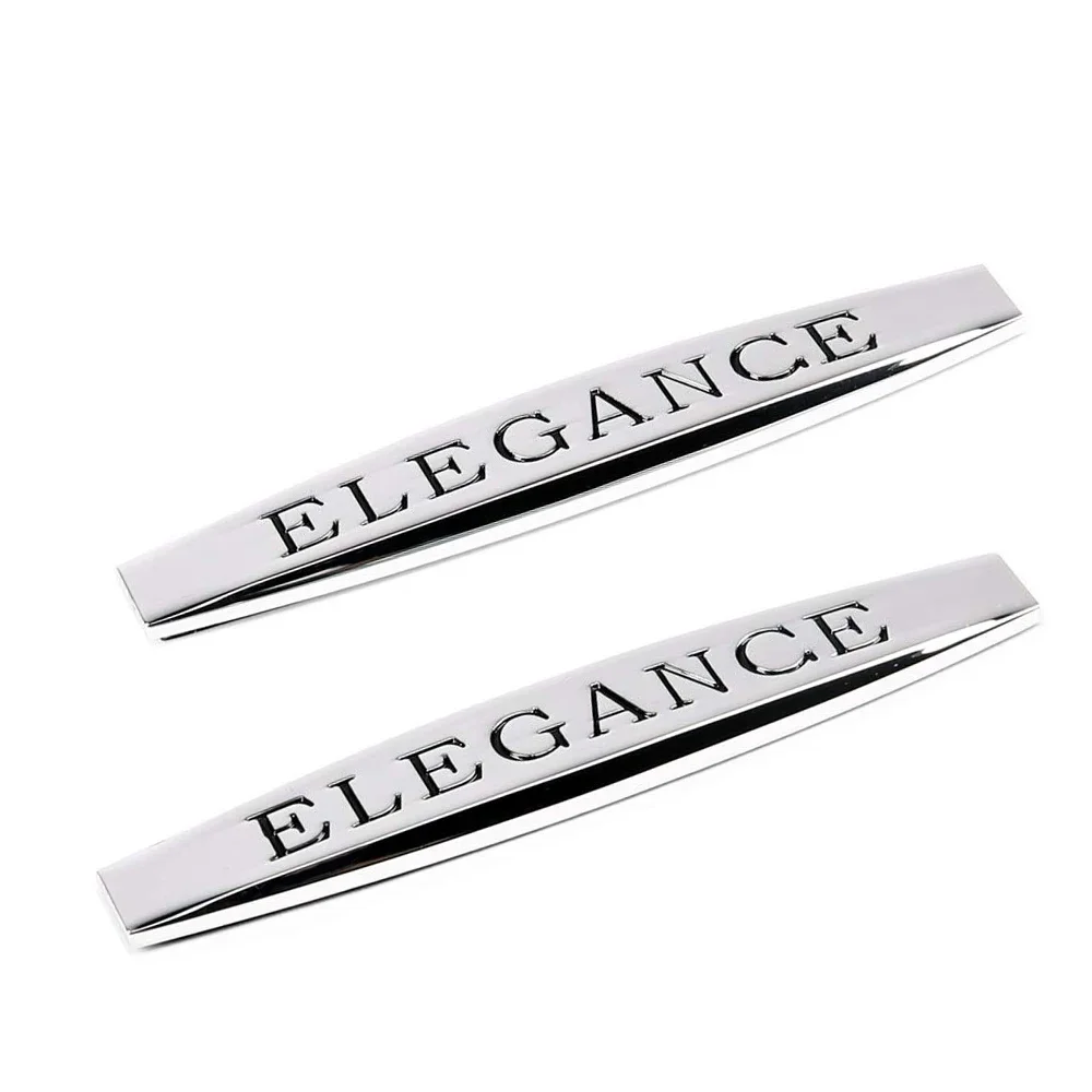 2pcs Avantgarde Elegance Logo Fender Sticker For Mercedes Benz C E Class C180 W203 W204 W204 C300 E300 E320 E350 W211 W212 W213 view 6