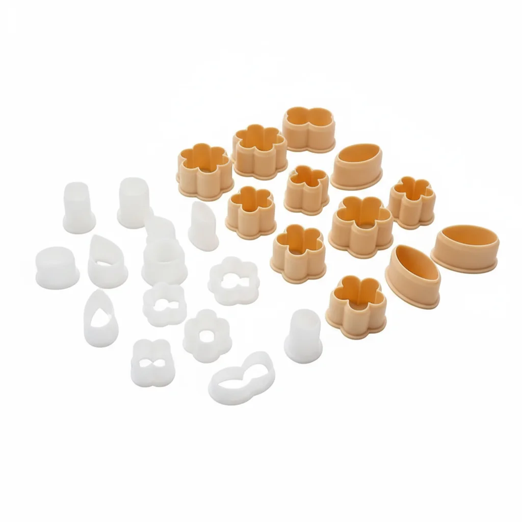 

Polyclay Cutter Flower Shape Set Polymer Clay Cutters Mold for Making Clay Jewelry Beads DIY Craft Tools Cookie Cutter