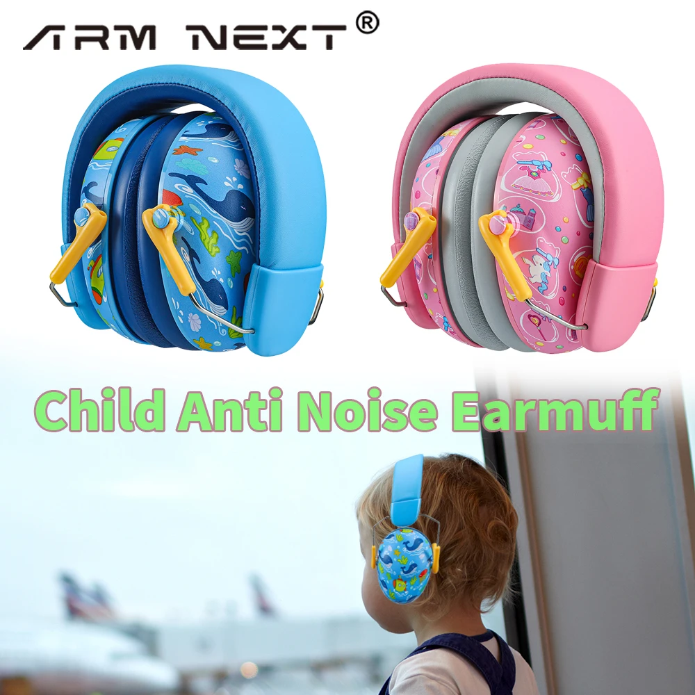 Baby Hearing Protection Safety Earmuffs Noise Eliminating Headphones Anti Noise Elastic Adjustable Children Sleeping Earplugs