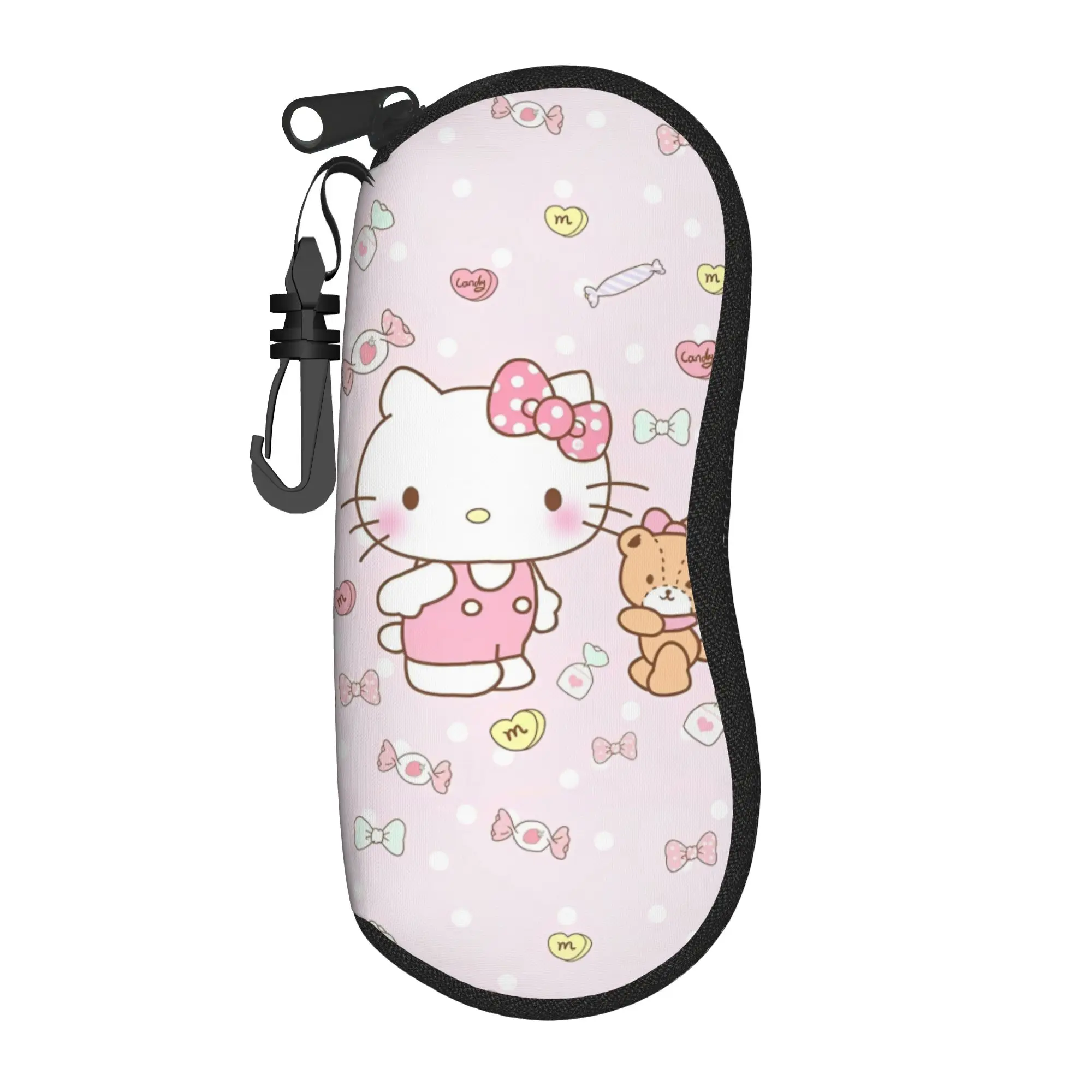 

Hello Kitty Glasses Case Unisex Convenient Box Cute Cartoon Sunglasses Box Protector Eyeglasses Box