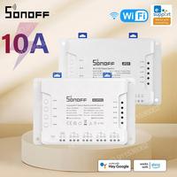 SONOFF 4CH PROR3 4-Gang Wifi Light Smart Switch 4 Channels Electronic Switch IOS Android App Control Work With Alexa Google Home