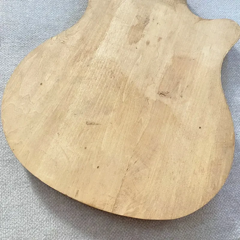FB146 Raw Materials of Solid Wood  Electric Guitar Body DIY Unfinished  Right Or Left Hand  Uncut with surface Dirty No Paints