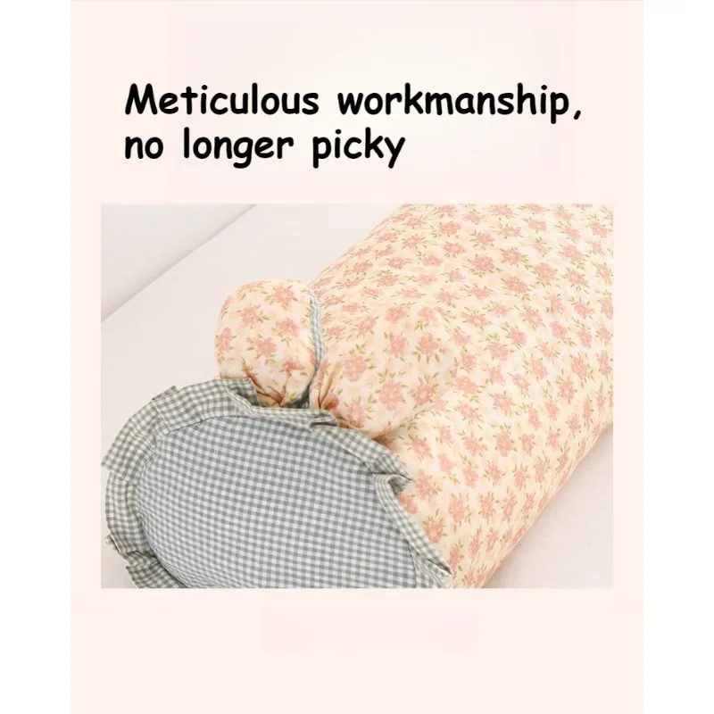 وسادة الحنطة السوداء الكاملة من القطن الخالص تحمي العمود الفقري العنقي ويساعد على النوم وسادة رمي الطالب وسادة صلبة للنوم #6