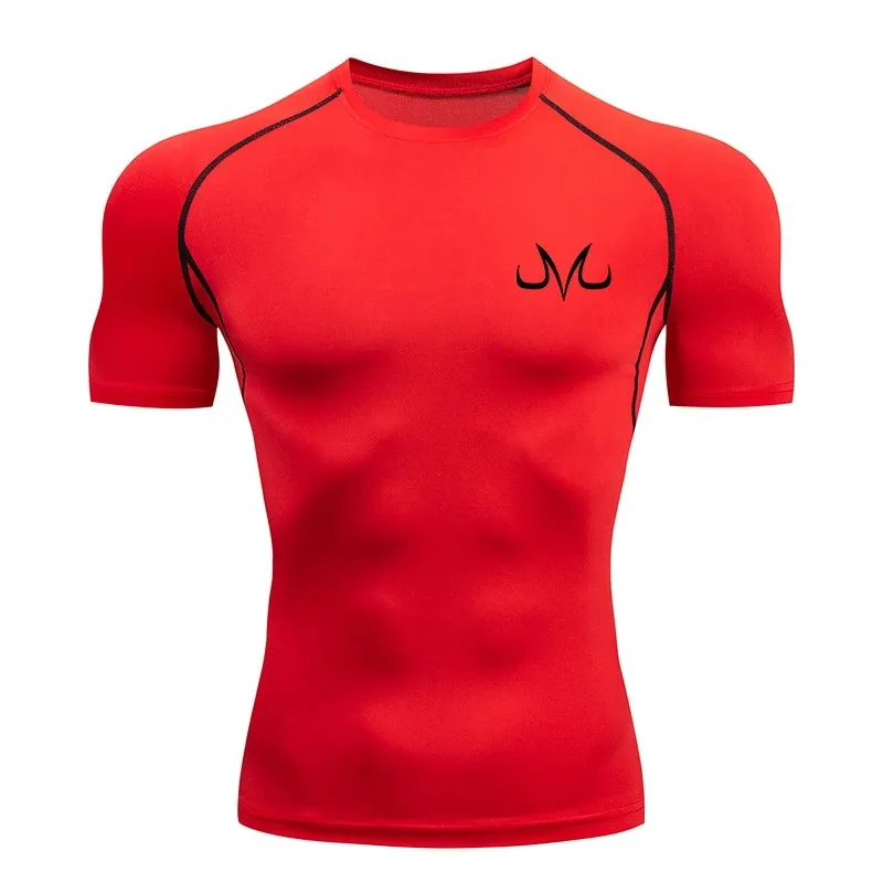 Graphic Compression Shirts for Men Summer Short Sleeve Rash Guard Gym Workout Tshirt Athletic Quick Dry Baselayer Undershirts