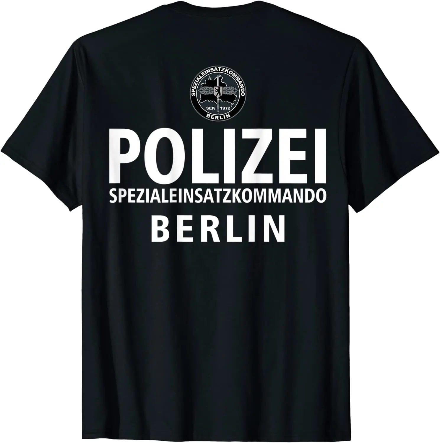 Germany Berlin SWAT  SEK Spezialeinsatzkommando T-Shirt. Premium Cotton Short Sleeve O-Neck Mens T Shirt New S-3XL