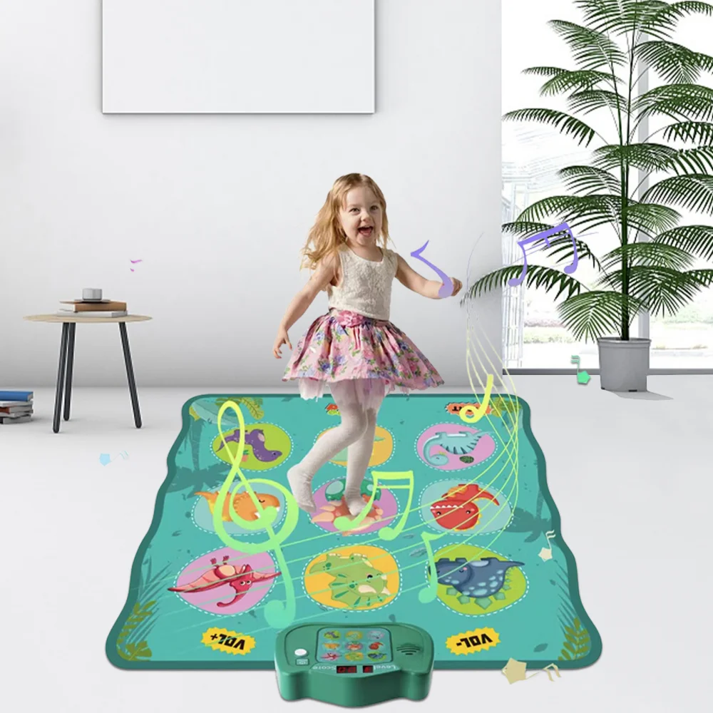 Almohadillas de baile para la familia, juego de deportes para niños, estera de baile de música, tapete educativo para bebés, juguetes de alfombra de