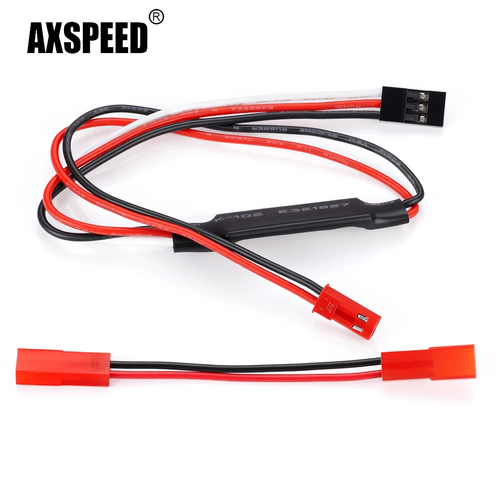 AXSPEED RC Winch Control Line Panel Fernbedienung Empfängerkabel für Axial SCX10 Traxxas TRX-4 1/10 RC Car Upgrade-Teile