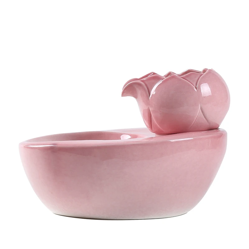 

Cat water dispenser Cat ceramic automatic circulation water dispenser Automatic running feeding bowl Drink