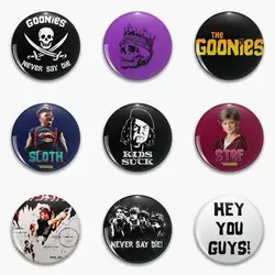 Goonies Never Say Die King Of Skull The Sloth Fratelli Soft Button Pin Customizable Jewelry Hat Decor Metal Fashion Clothes