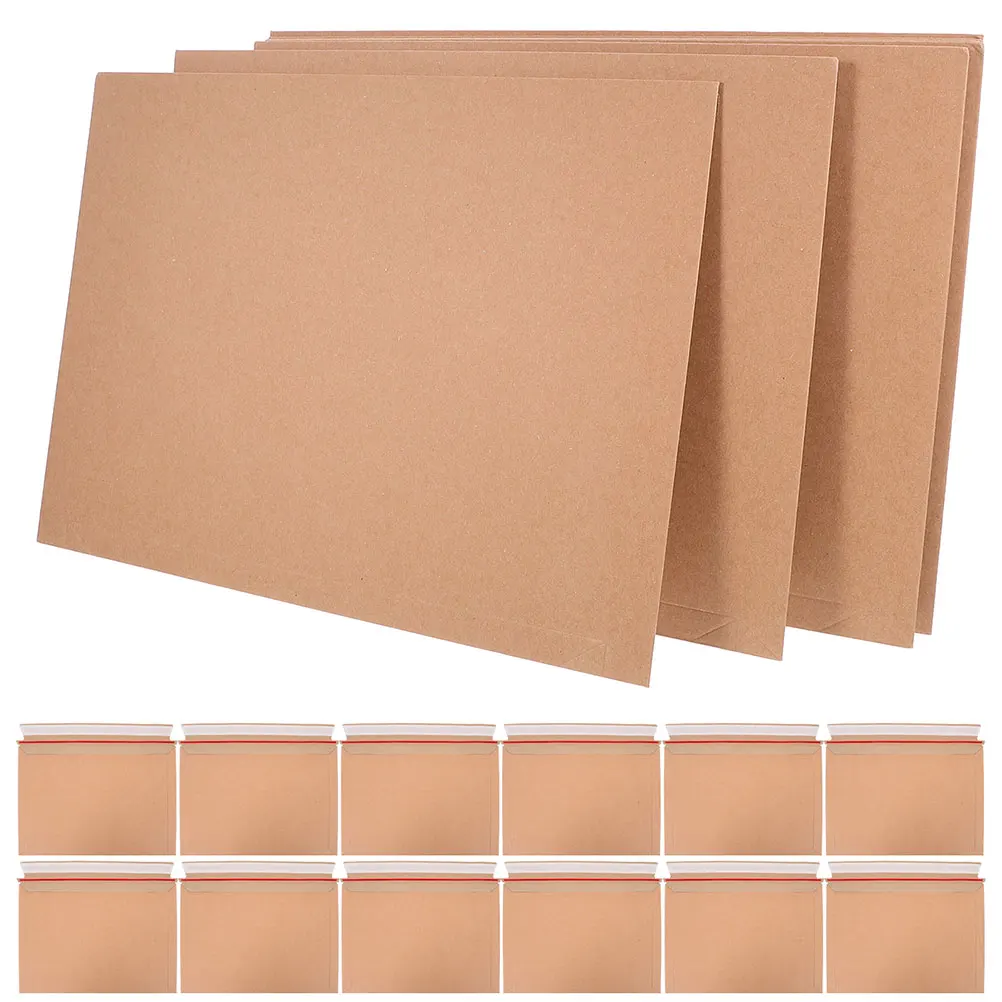 

25pcs Cardboard Self-Sealing Envelopes For Documents Photos Books Easy Open Tear Strip Mailing Envelopes Flat Mailers
