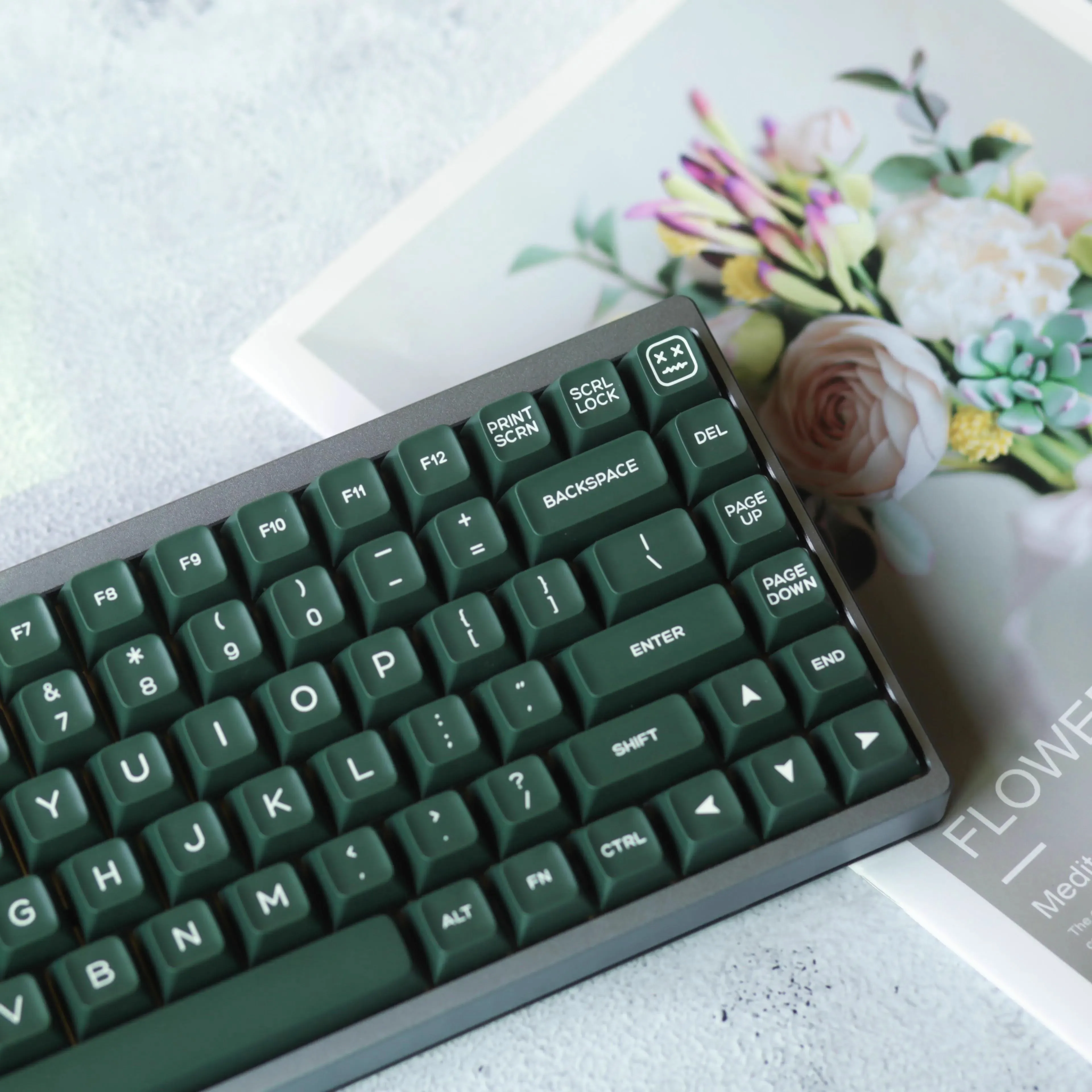 142 Keys Emerald Keycap SA Profile Keycaps PBT Double Shot Key Caps Set ISO Enter 7U Spacebar for Custom Mechanical Keyboard KIT