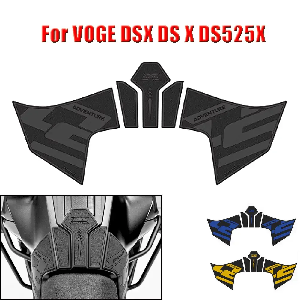 For LONCIN VOGE DS525X DSX DS X 525DSX Motorcycle Fuel Tank Sticker Side Decal Protector Traction Pad Cover Decoration
