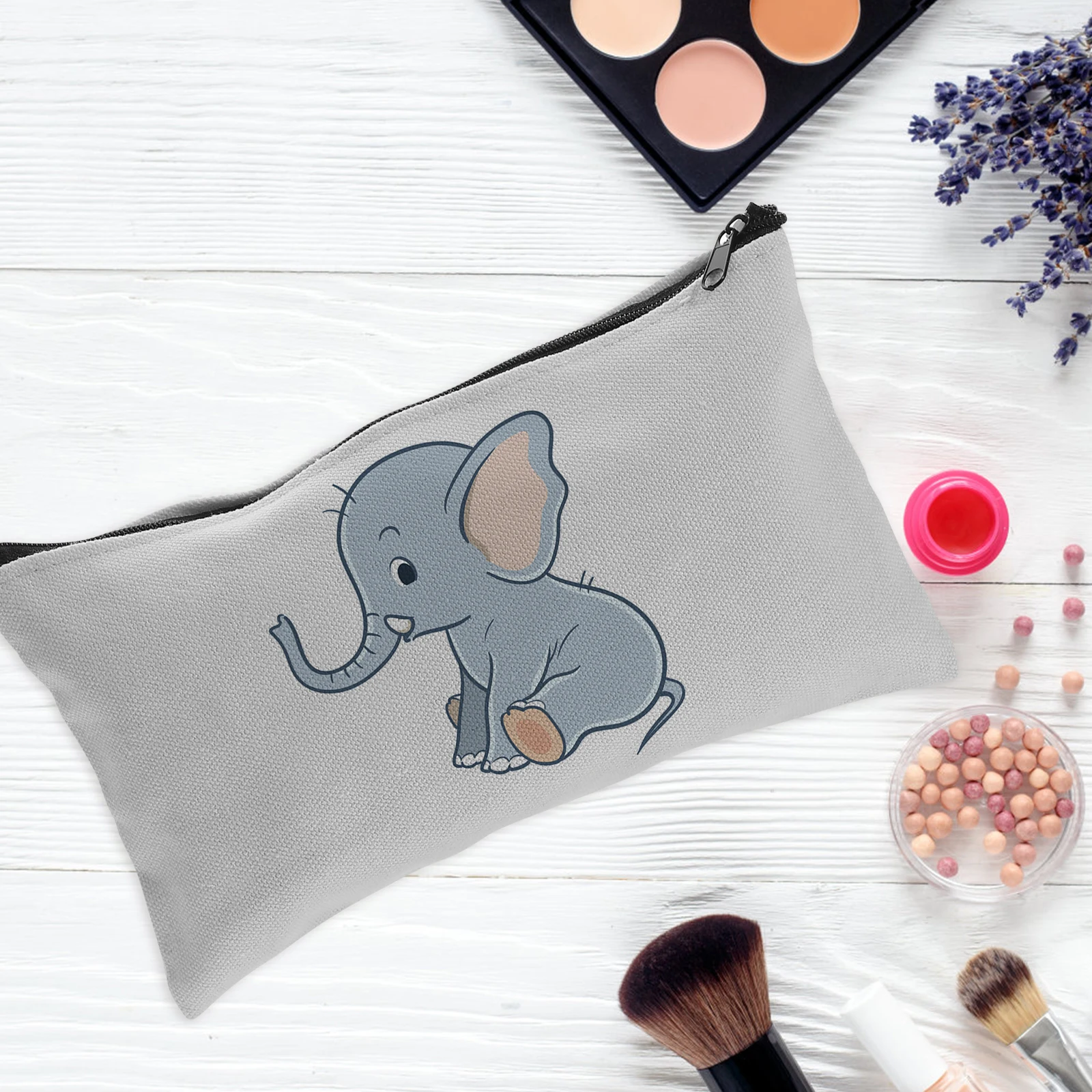 

15 шт., холщовые косметички на молнии, пустые сублимационные сумки, портативный дорожный органайзер, сумка для туалетных принадлежностей, пенал