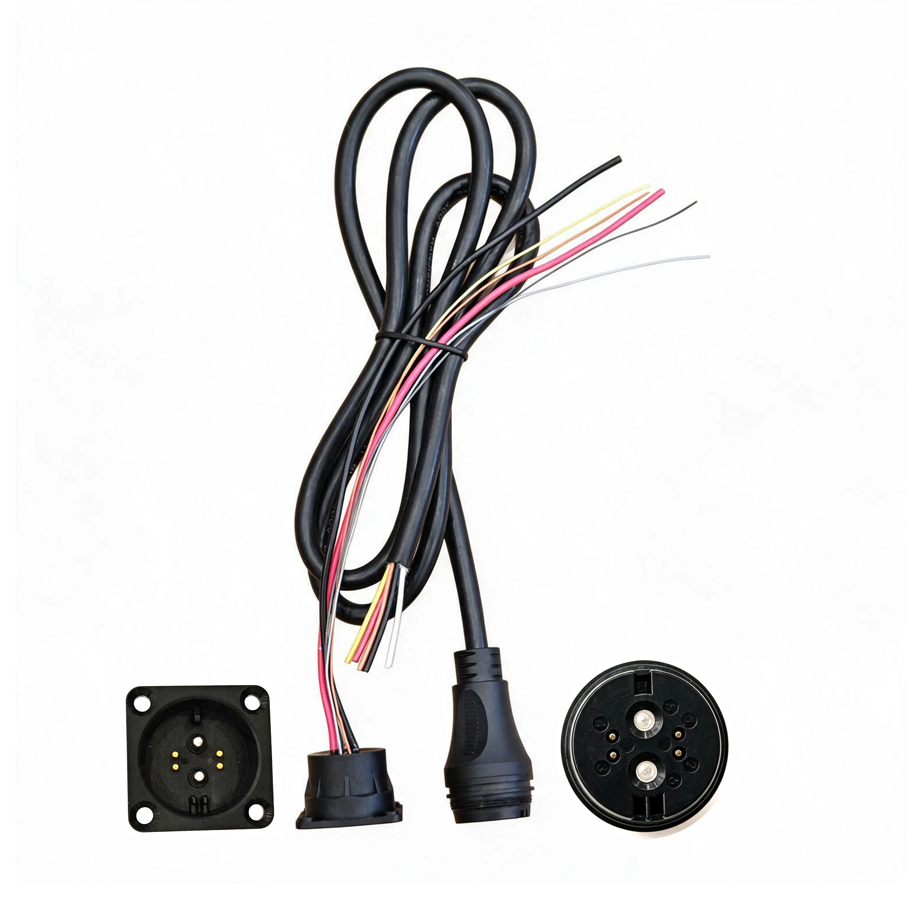 Rosenberg Connector Battery 2+4 Magnetic Cable Plug Panel Mount For Electric Bike Charging Discharge Powerput Quick Connect