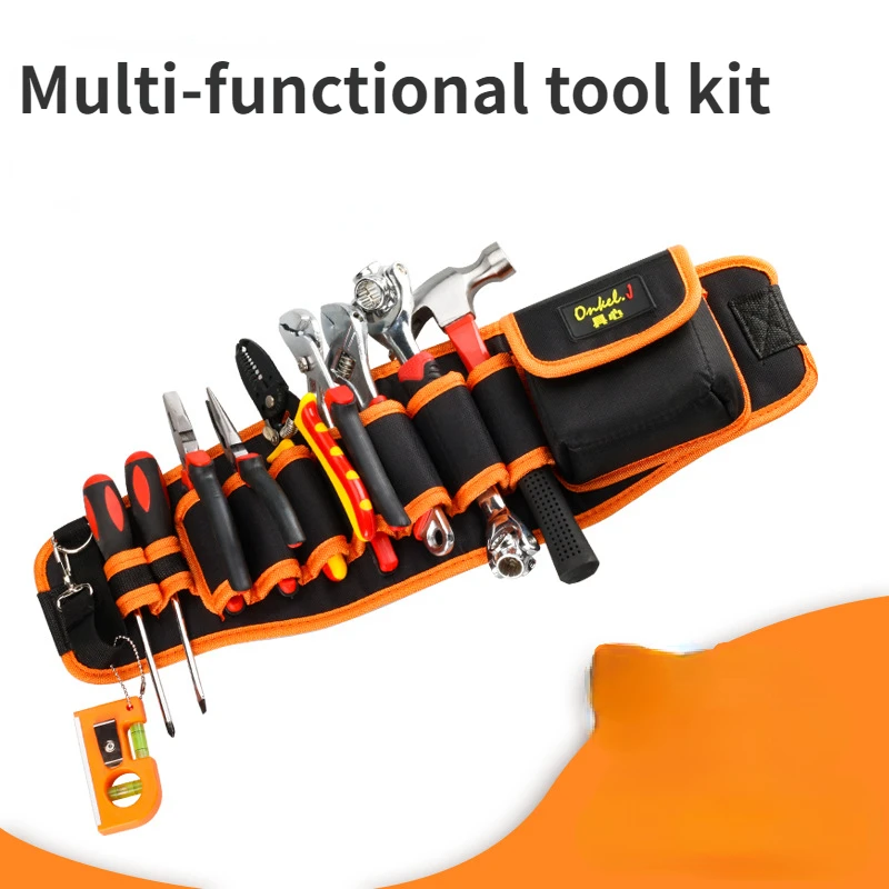 Multi-functional Electrician Tools Bag Waist Pouch Belt Storage Holder Organizer Garden Tool Kits Waist Packs Oxford Cloth