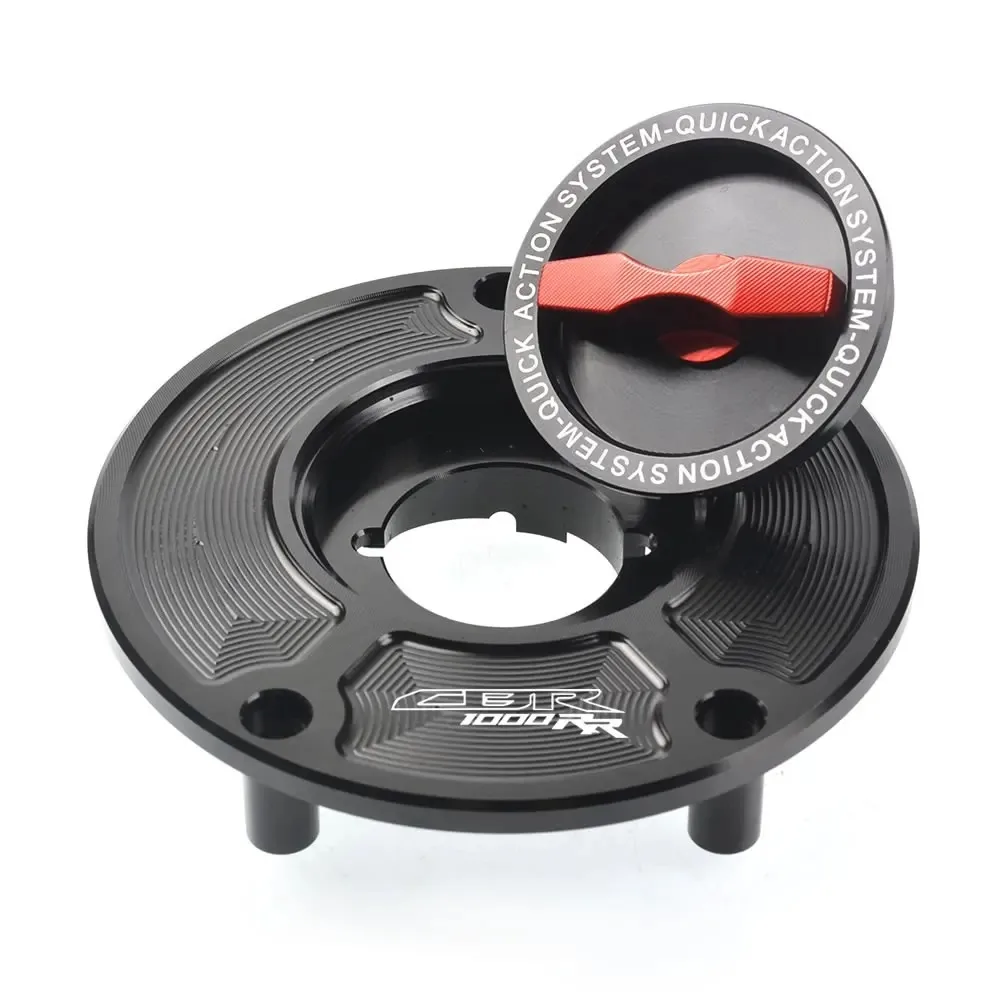 For CBR CBR1000RR /ABS 2004-2013 CBR1000RR Fireblade CNC Fuel Gas Tank Cap Cover Aluminum Keyless Motorcycle Accessories