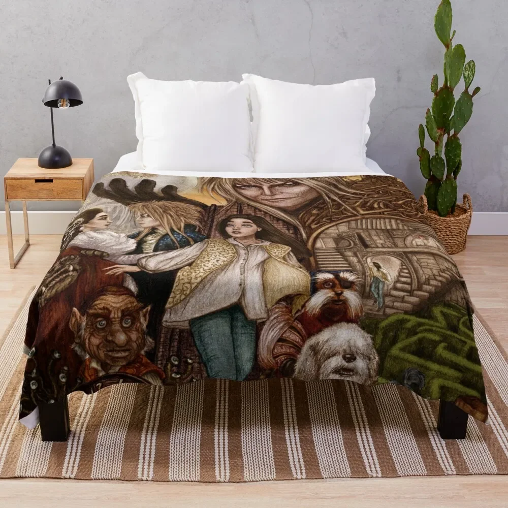 

Labyrinth Throw Blanket Luxury St Bed linens for sofa christmas gifts Blankets