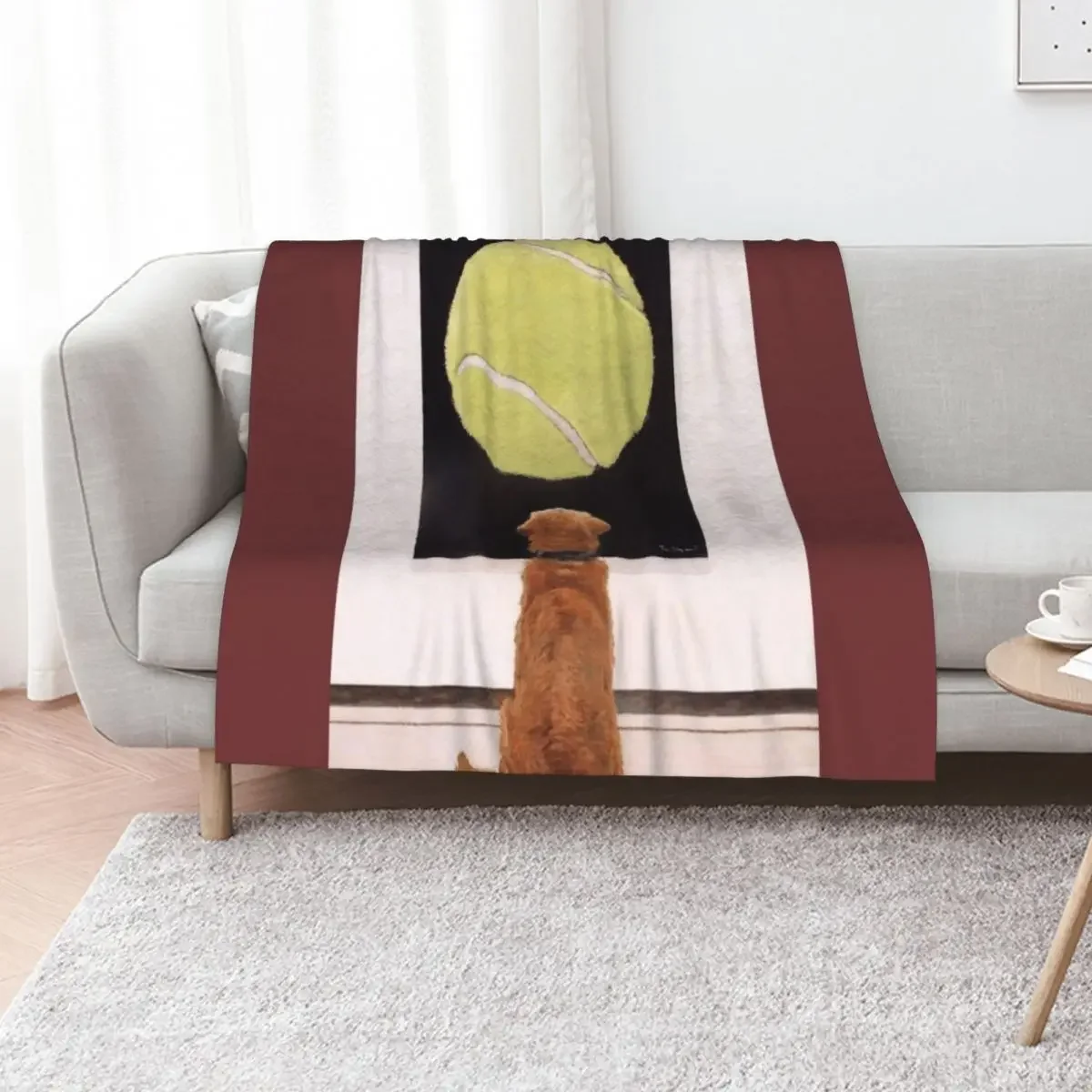 

T-dog Throw Blanket Picnic halloween Blankets Sofas Of Decoration funny gift Blankets