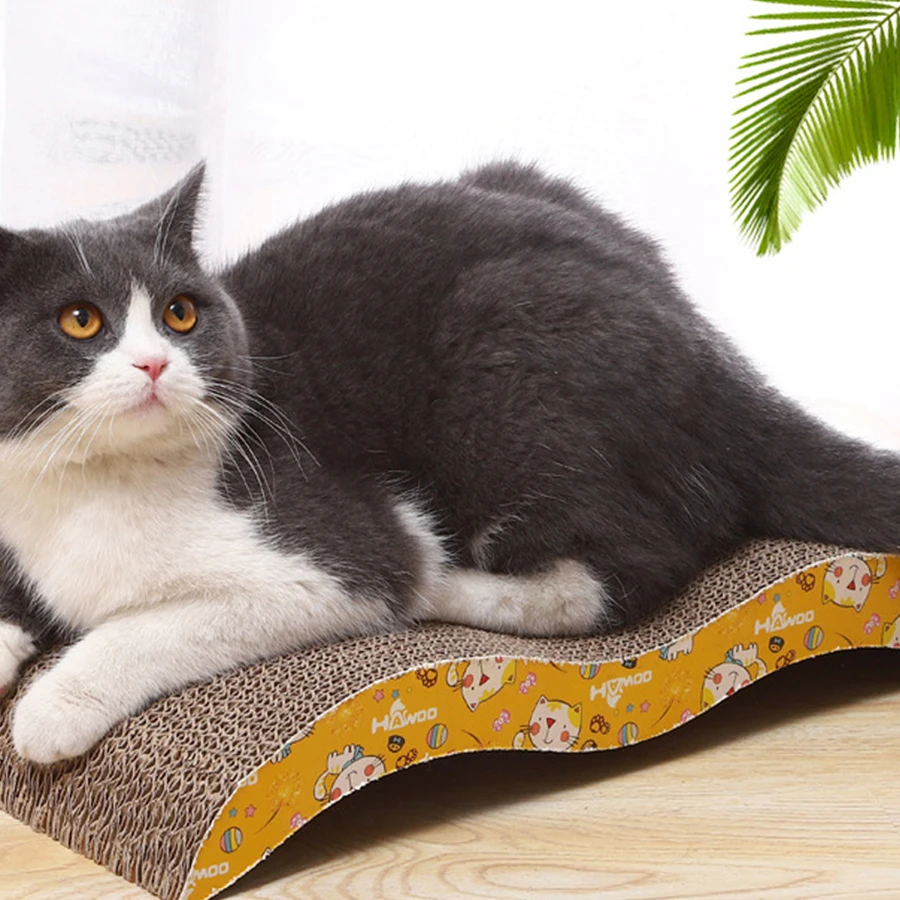 New bowl cat scraper sharpening claw cardboard corrugated board scratch-resistant cat scratch board Cat toy sofa cushion bed