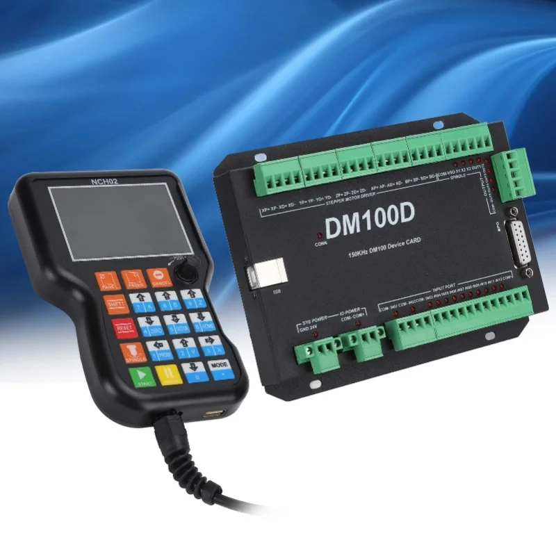 CNC コントローラ多機能オフラインモーションコントローラ彫刻フライス盤用 DC 24V3 軸