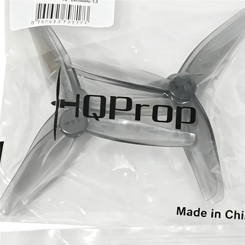 HQProp T3.5X2X3 3.5 Inch 3‑Blade Grey Props, 2CW & 2CCW PC Composite Propellers for 3.5