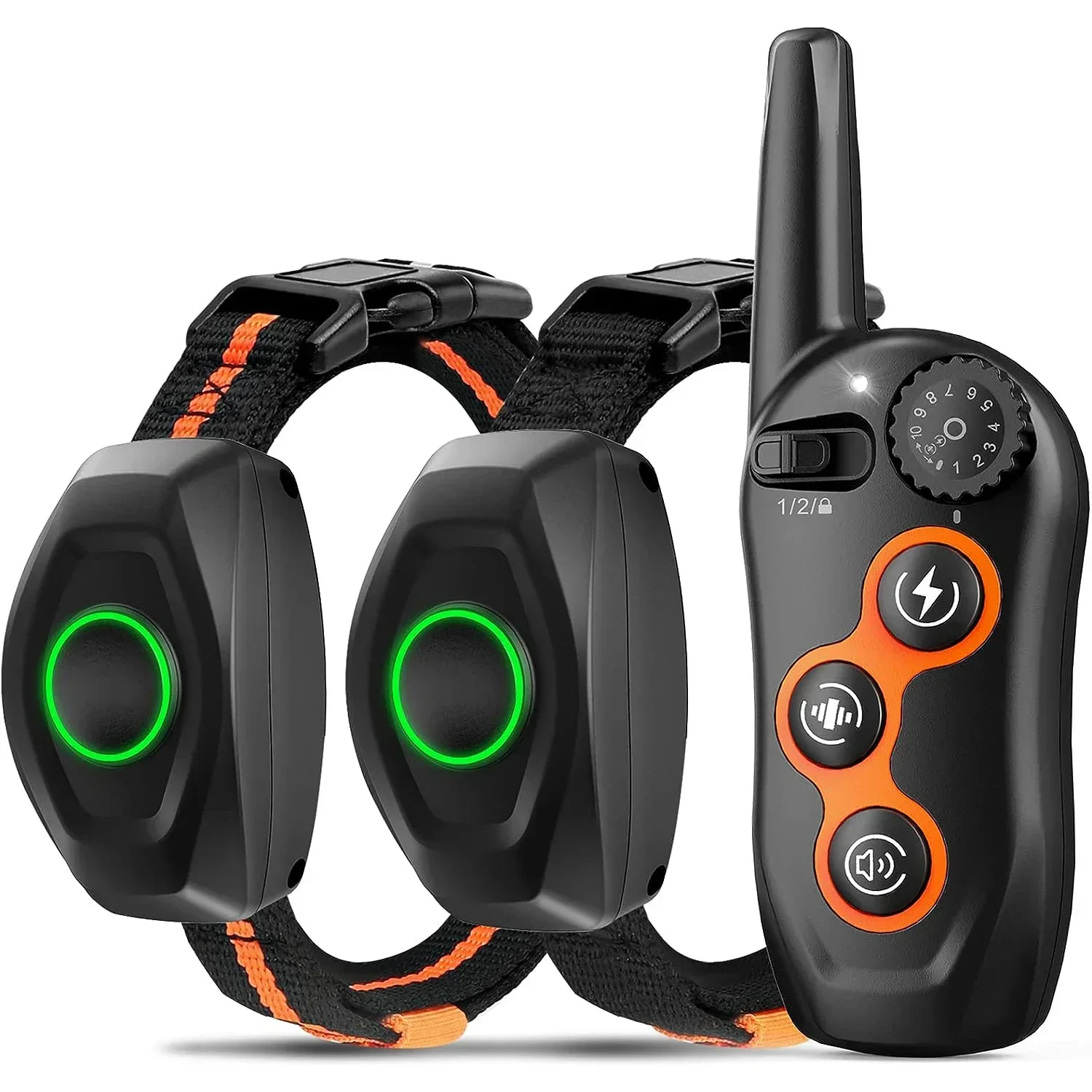 800M Electric Collar Dog Training Waterproof Anti Bark Collar Remote Control Electric Shock Powerful Dog Repeller Training Mode