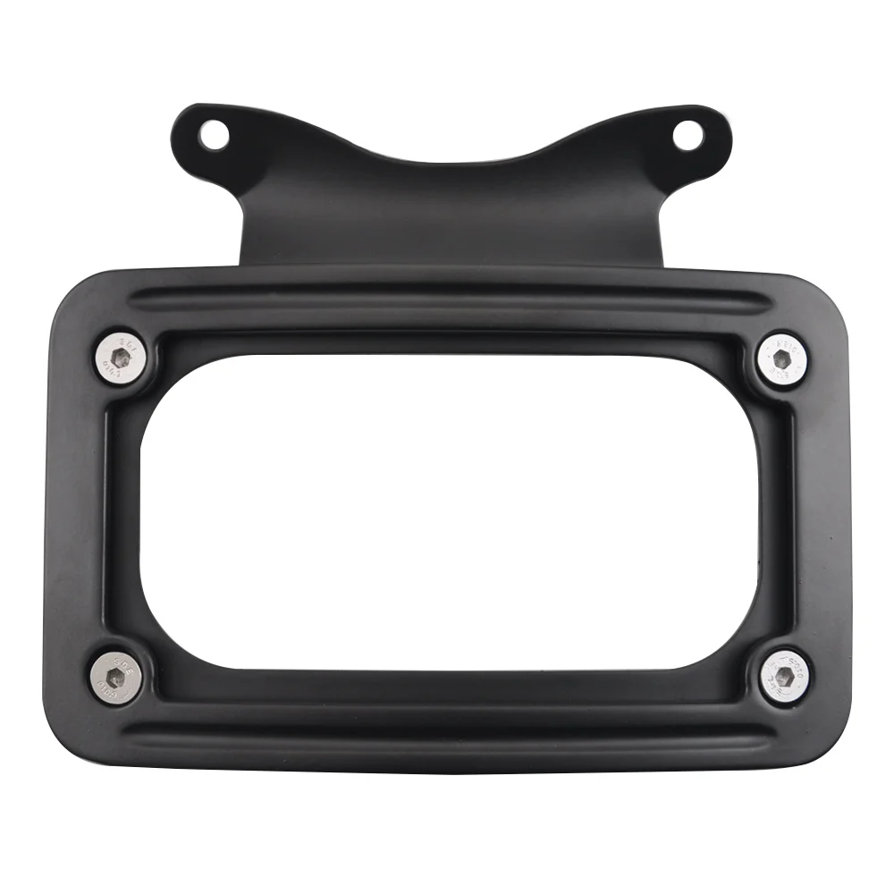 Motorcycle License Plate Holder For Harley Touring Street Glide Road Glide 2010-2023 Aluminum Curved License Plate Mount Frame