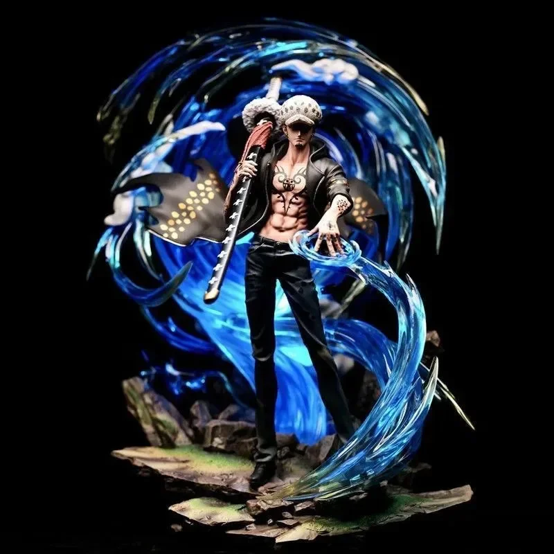 

New One Piece Gk Special Edition Trafalgar Law Figure Model Luminous Sculpture Display Piece Gift Illusory Glow Collectible Toy