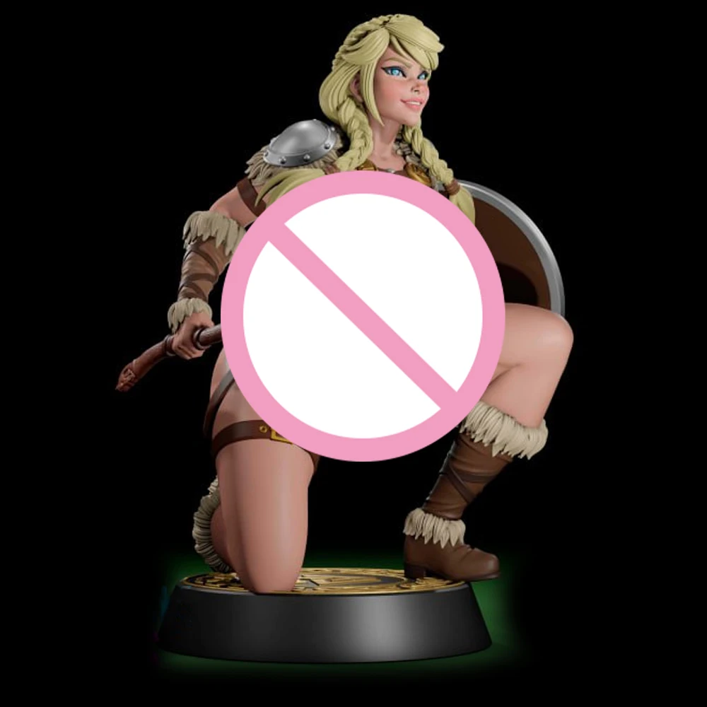 

1/24 Resin Figure Model Kit Belle Viking Maiden Doll NSFW Doll Diorama Unassembled Unpainted Doll 3D Print DIY Statue Toys