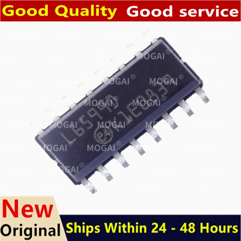 (10piece)100% New L6599 L6599D L6599DTR L6599AD L6599ADTR sop-16 Chipset