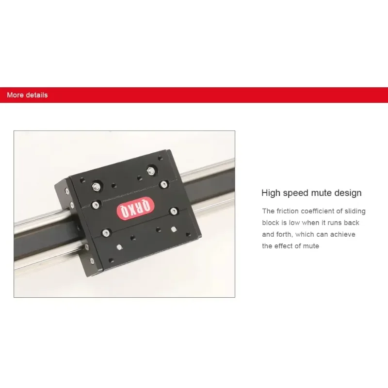 QRXQ XYZ-S/X 3D-Drucker Spritzmaschine RXP45 Synchronriemenmodul Mehrachsige bewegliche Schlitten Lineare CNC-Linearführung