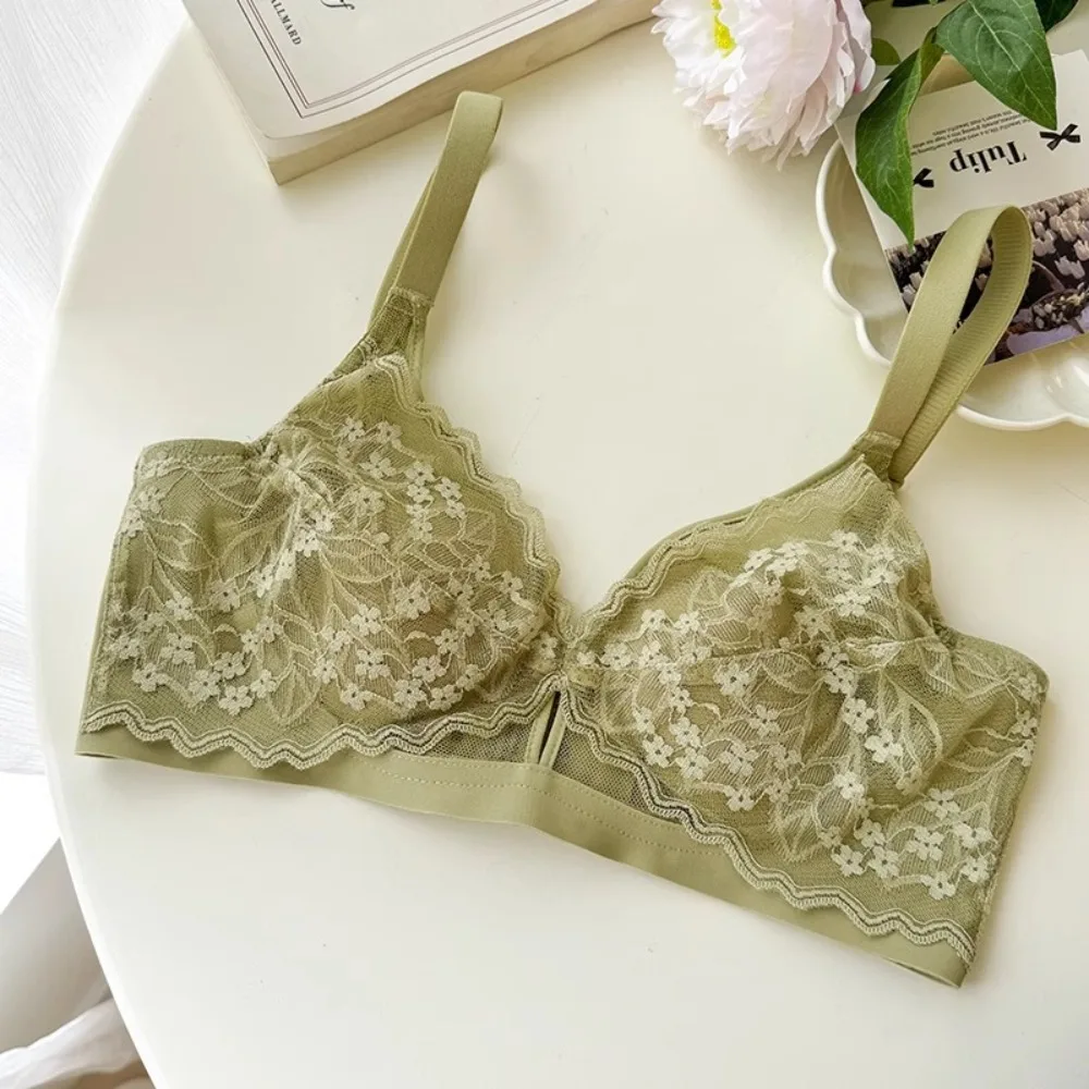 آذان أرنب منصات داخلية لاسلكية عميقة الخامس الصدرية إغلاق المناسب مكافحة ترهل حمالة للنساء تجمع الثديين للصدمات #1