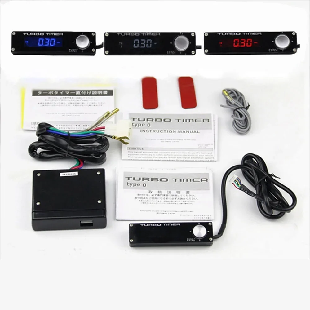 Universal Electronic Auto LED Digital Display Turbo Timer Delay Controller Car Accessories with Logo