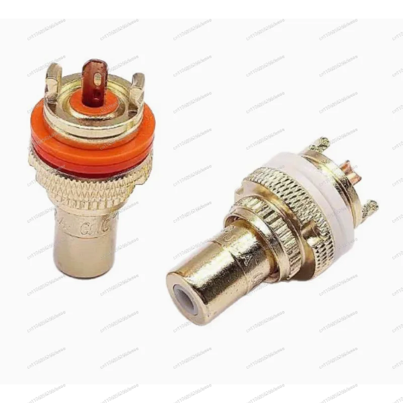 Gold Plated RCA Socket – Phosphor Bronze Connector for HiFi Audio & Signal Transmission