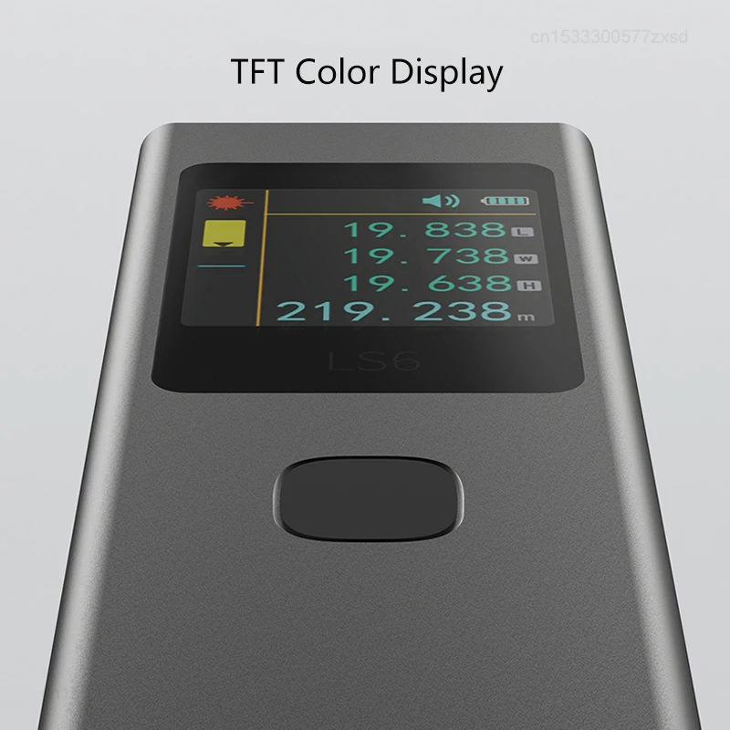 Imagem -02 - Xiaomi-duka Atuman Ls6 Laser Rangefinder Handheld Distância Angle Meter Ferramenta de Medição Laser Digital Recarregável Line Marker 40m