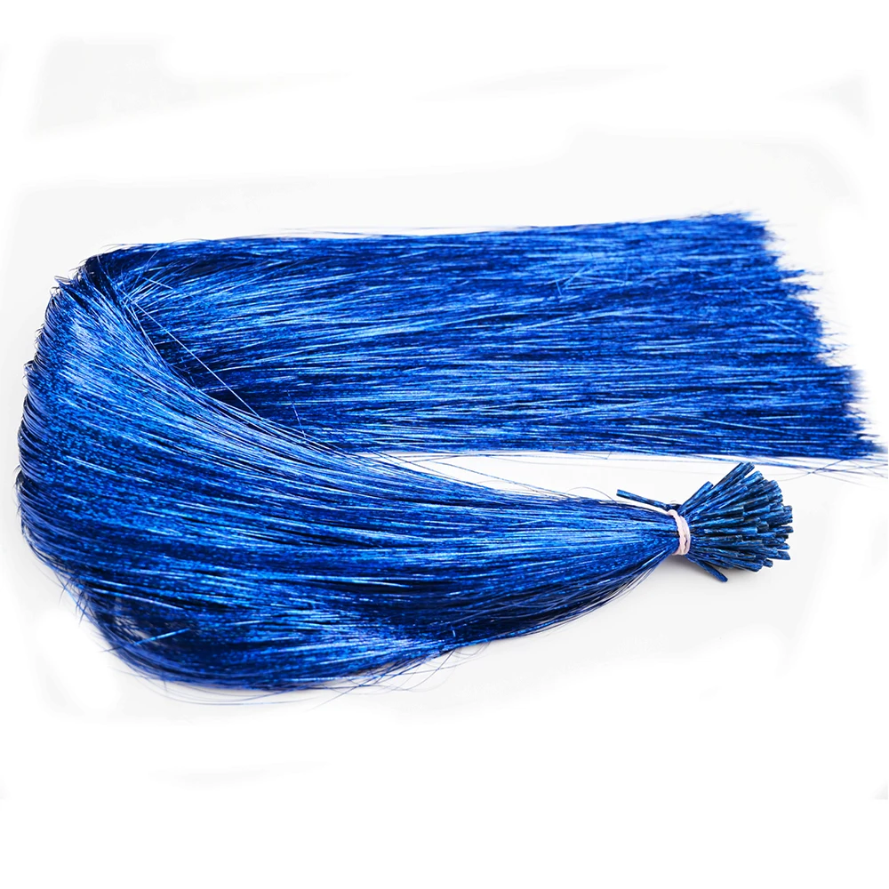 50 stks/pak I Tip Klatergoud Hair Extensions Glitter Klatergoud Haar Synthetische Fee Haarstukjes Dazzle Haaraccessoires Voor Vrouwen Party