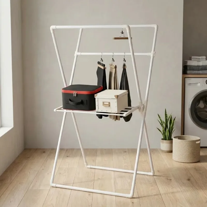 Household Storage Furniture Manufacturer Household Products Foldable Washing Chair Adjustable X-Type Double Bar Washing Chair view 2