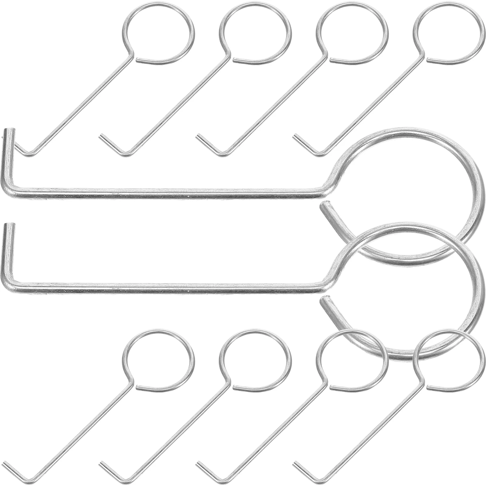 10 Pcs Floor Drain Handle Hook Bathtub Remover Tool Removal Pipe Plunger Lifting Hooks Grate Strainer Extractor