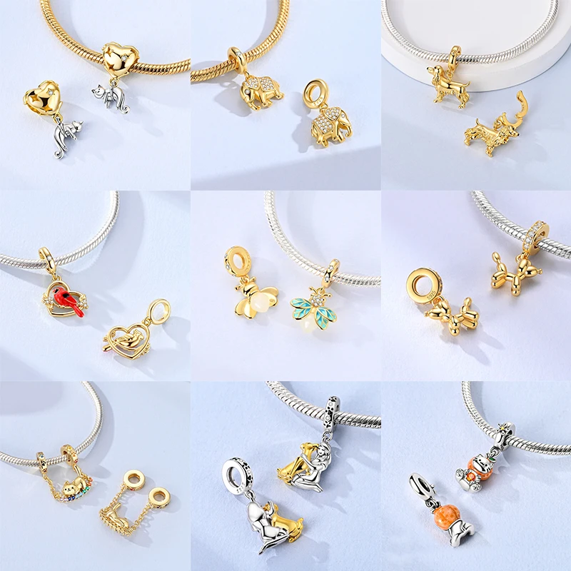 Hot Travel Airplane Camera Charms 2026 Suitcase Love Travel Life Bead 925 Sterling Silver Fit Bangle Bracelet Necklace Jewelry view 6