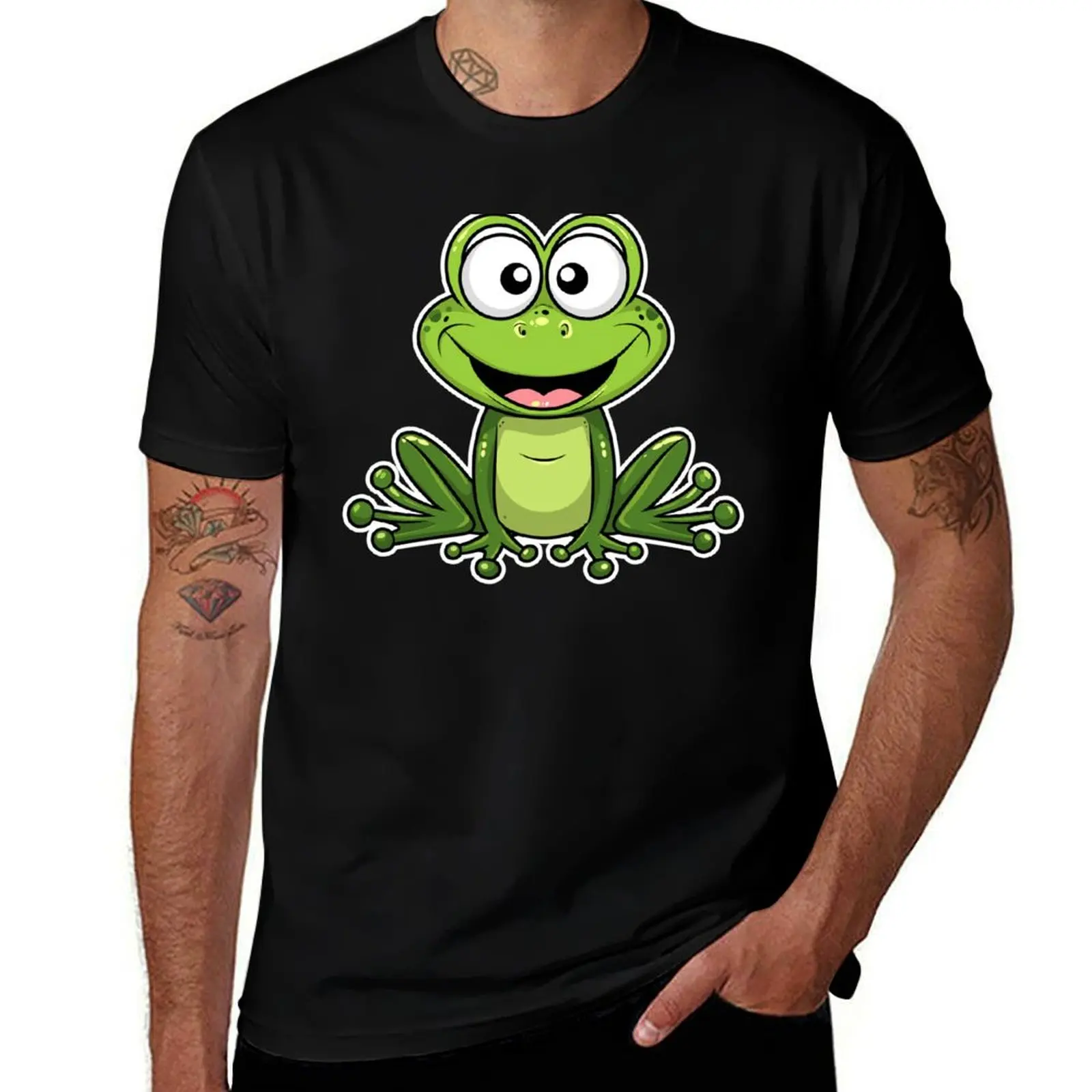 

cute frog T-Shirt Industrial Work Tee Shirt