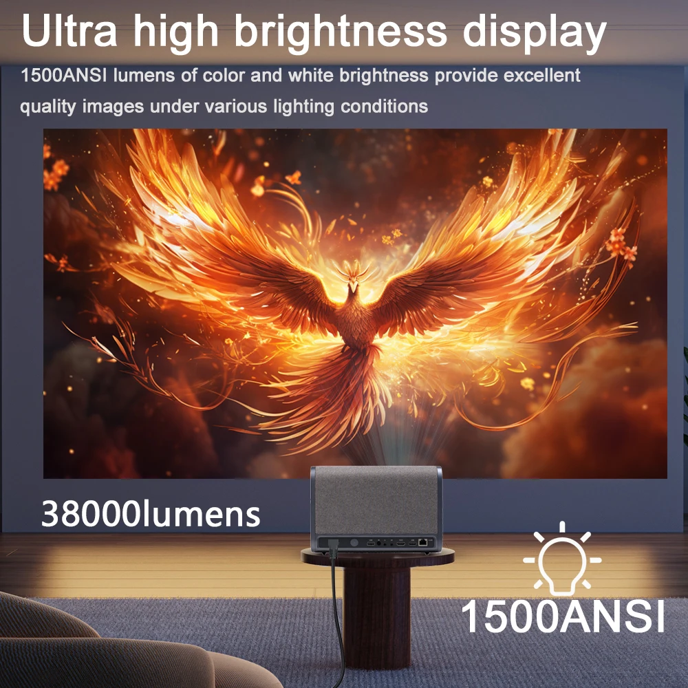 DITONG 2025 جديد J10 العارض الأصلي 1080P التركيز التلقائي 4k HD فيديو الهواء الطلق الهاتف المحمول أندرويد المنزل الذكي مسرح جهاز عرض (بروجكتور) ليد