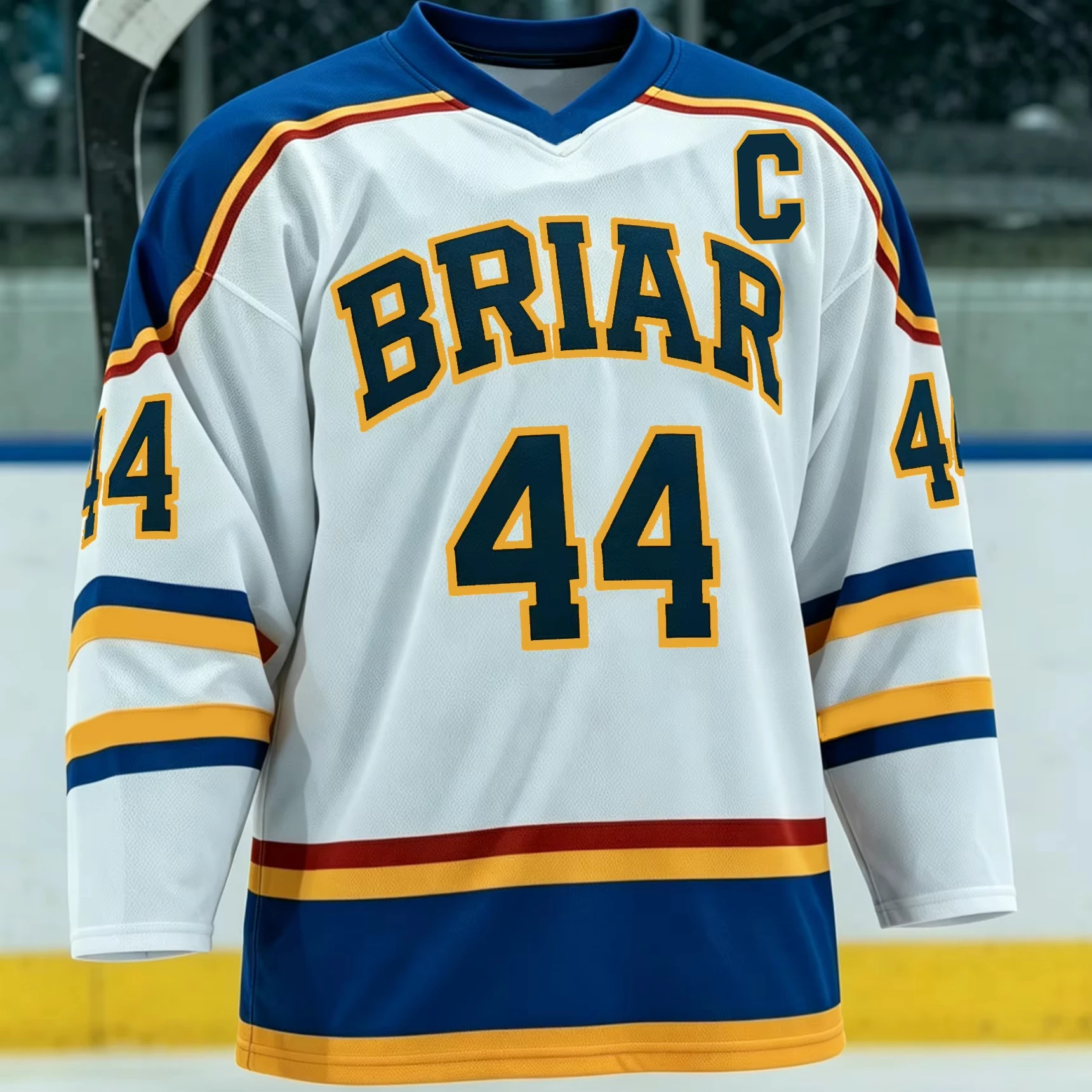 2026 Off Campus BRIAR Briar University Hockey Jersey GRAHAM 44 Fashion Sportswear Unisex Casual Breathable Long Sleeve Tops Tee