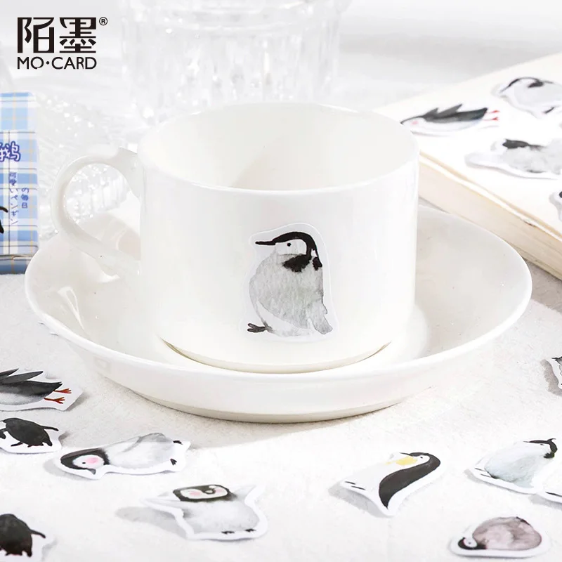 45pcs Kawaii Stationery Stickers Little Penguin School Diary Planner Decorative Mobile Stickers Scrapbooking DIY Craft Stickers