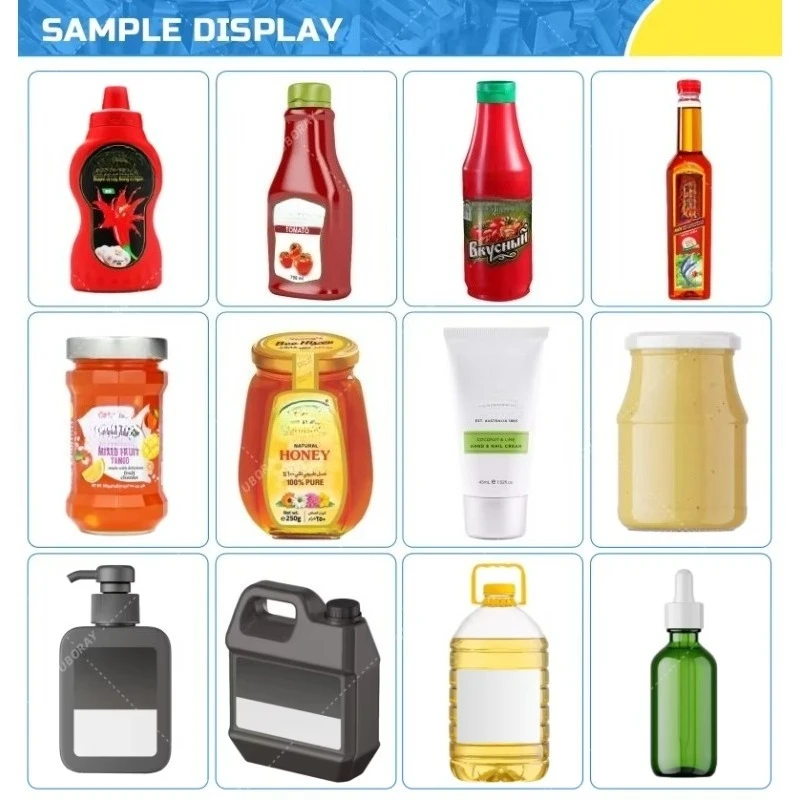 Customized High Accuracy Automatic Chopped Pepper Oil Filling Line Hot Sauce Chili Paste Seasoning Sauce Bottle Machine