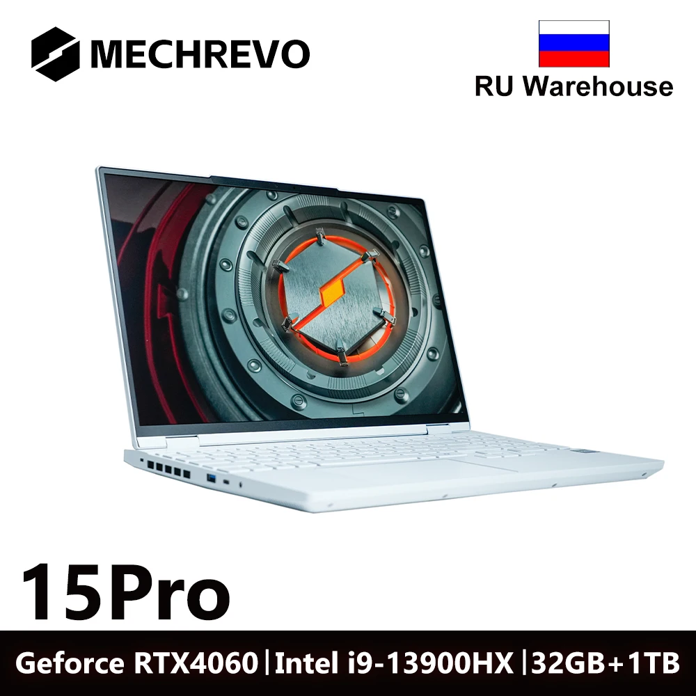 MECHREVO 15Pro 15,3 Polegadas Geforce RTX 4060 Inte i9-13900HX DDR5 240Hz 2.5K Wifi6 BT5.3 32GB 1TB Gaming Gamer Notebook Laptop