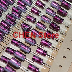 20PCS/50PCS NEW ELNA SILMIC II 10V47UF 6.3X11MM Purple red robe SILMICII 47uF 10V audio electrolytic capacitor 47uF/10V RFS