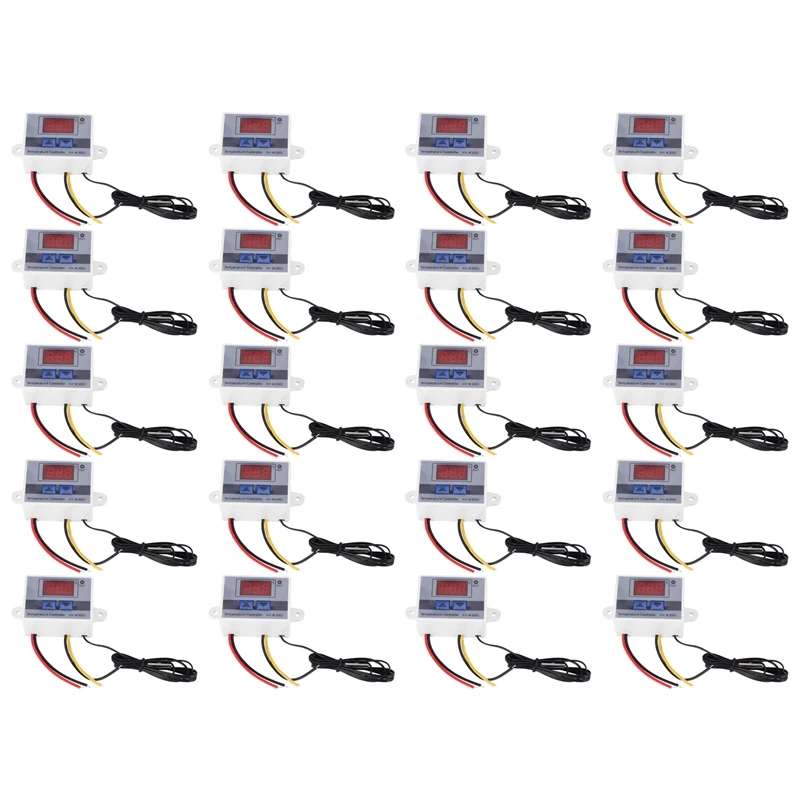 20X 220V Digital LED Temperature Controller 10A Thermostat Control Switch Probe New