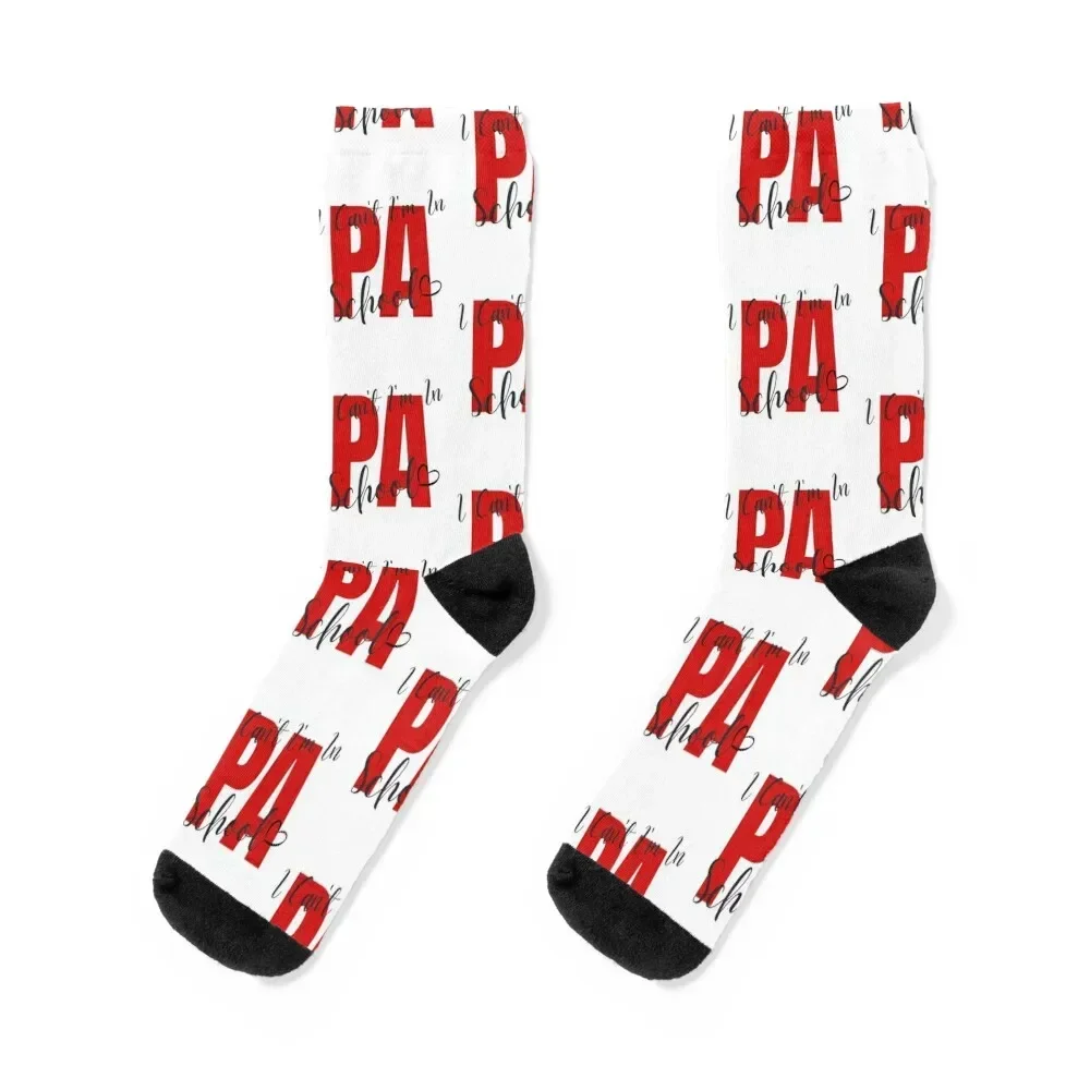 I Can't I'm in PA School - physician assistant design Socks sport Crossfit warm winter sports stockings Boy Child Socks Women's